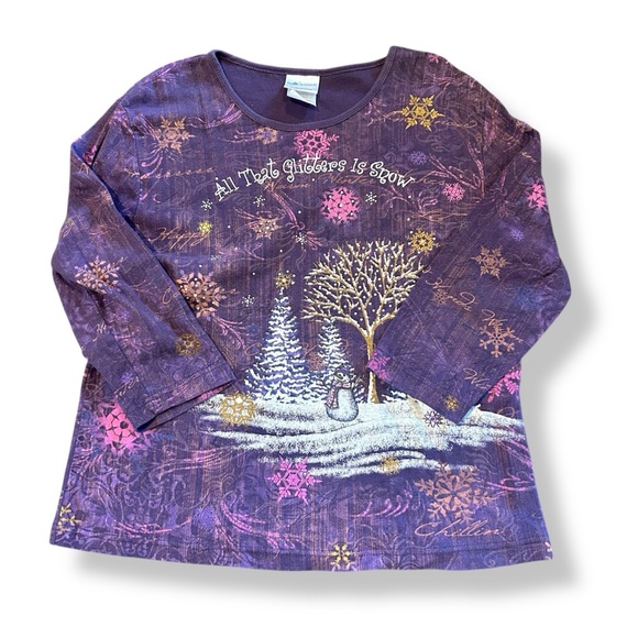 [My Christmas] Winter Wonderland Long Sleeve Tee - Picture 1 of 5